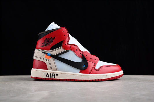 Jordan 1s high x Off-white red