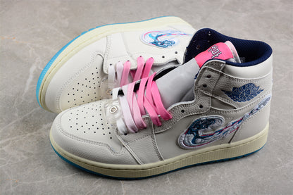 Jordan 1s high Peddle beach customized
