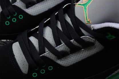 Jordan 3s Black and green