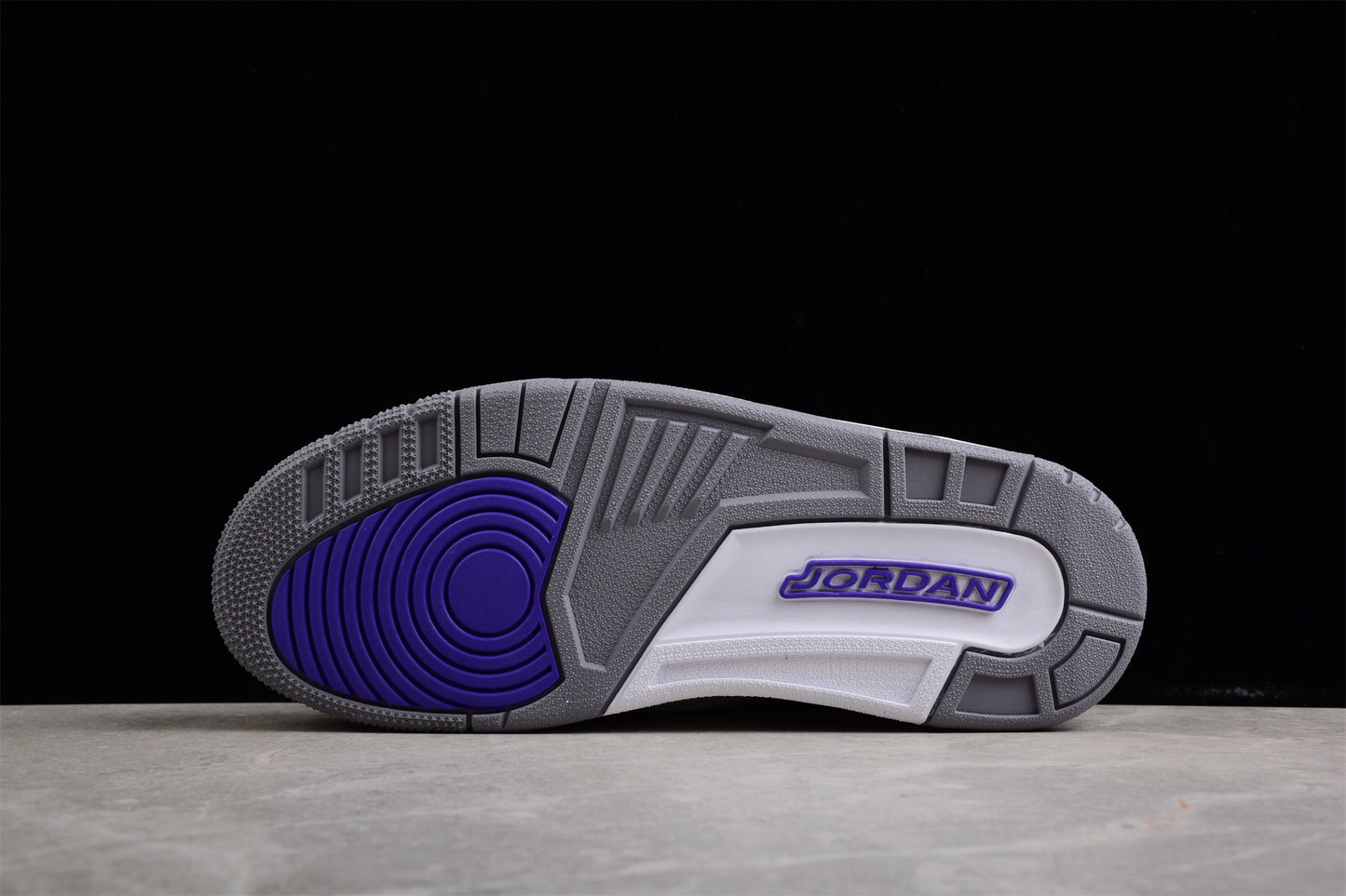 Jordan 3s White Purple