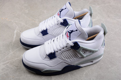 Air Jordan 4 Retro White Midnight Navy