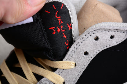 Jordan 1s x travis scott reverse grey mocha custom