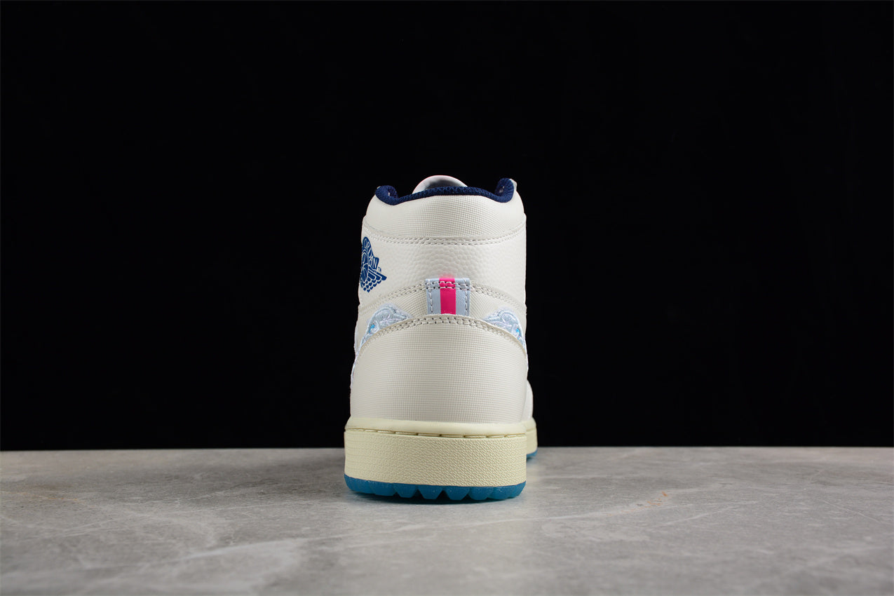 Jordan 1s high Peddle beach customized