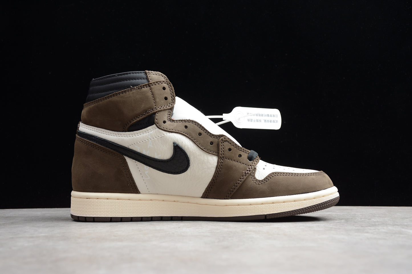 Jordan 1s high x travis scott deep brown