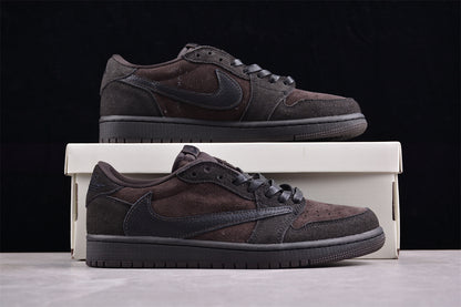Jordan 1s x travis scott dark wood brown