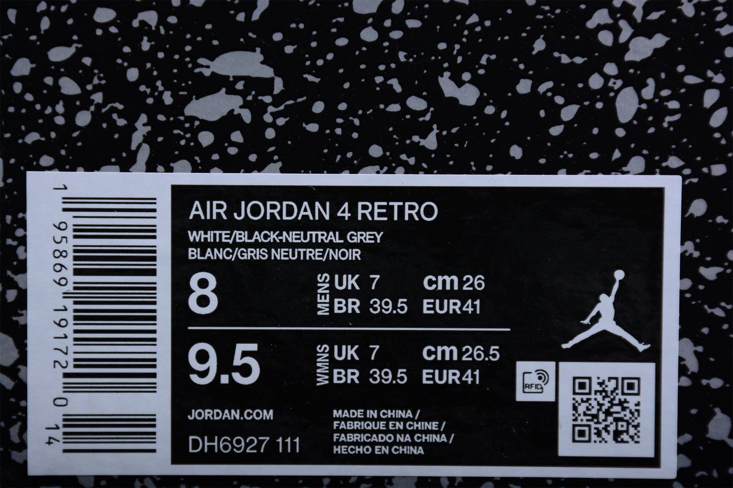 Air Jordan 4 Retro 'Military Black' | White