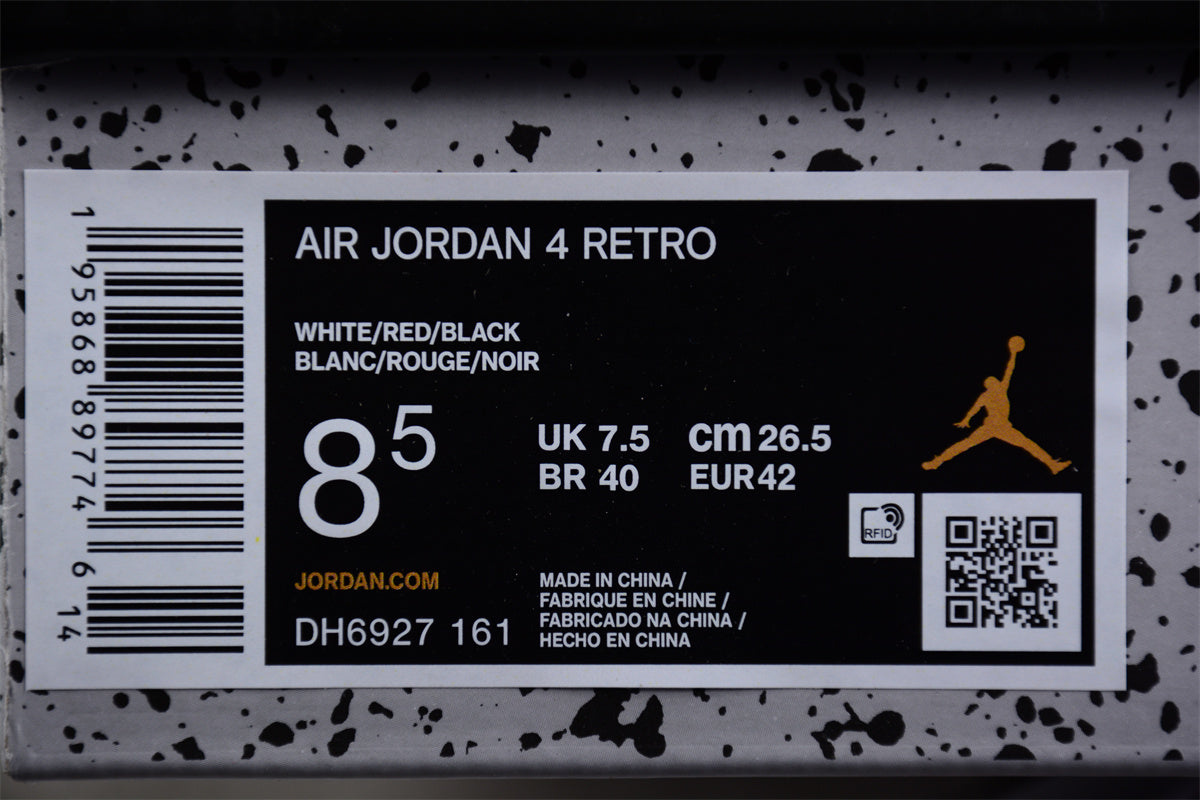 Air Jordan 4 Retro OG 'Fire Red' 2020