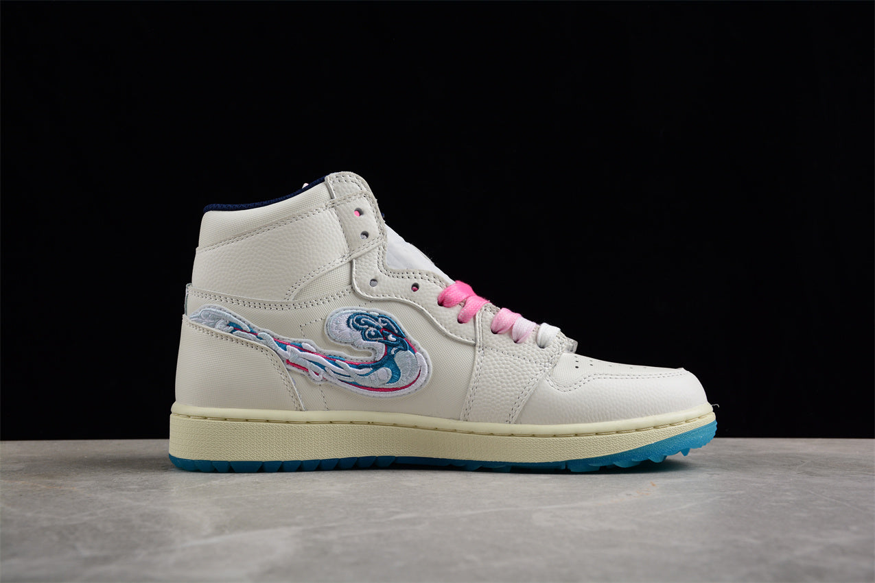 Jordan 1s high Peddle beach customized