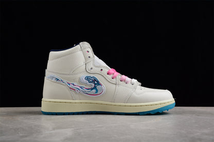 Jordan 1s high Peddle beach customized