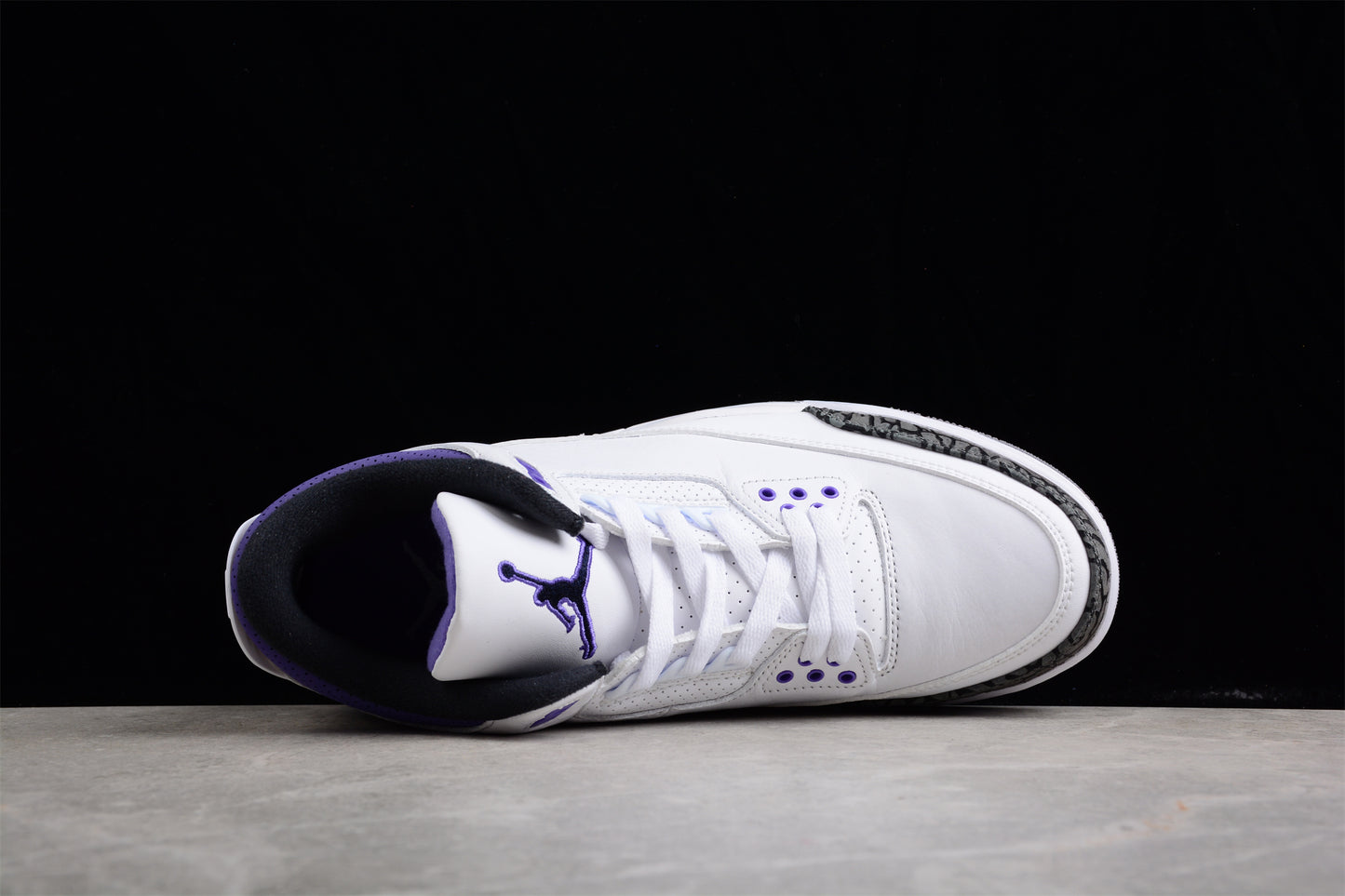 Jordan 3s White Purple
