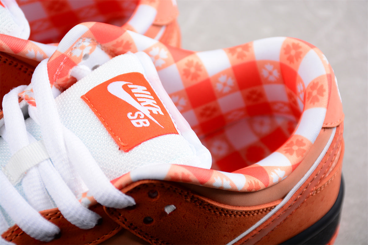 SB Dunks orange lobster
