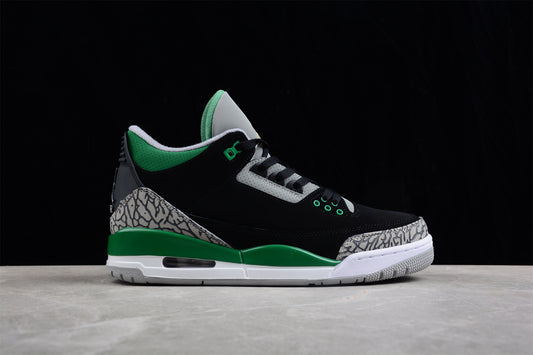 Jordan 3s Black and green
