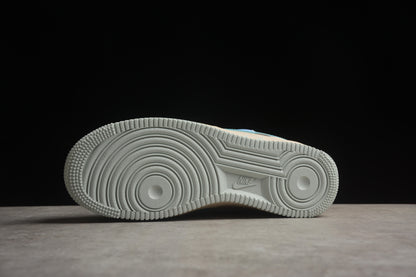 beige air forces x Kaws custom