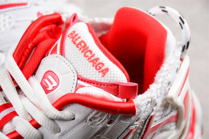 Balenciaga Runner Trainers | White red