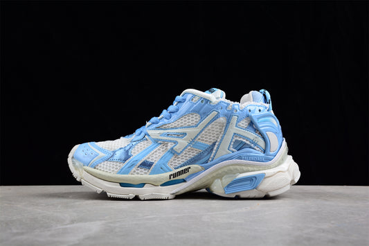 Balenciaga Runner Trainers | university blue