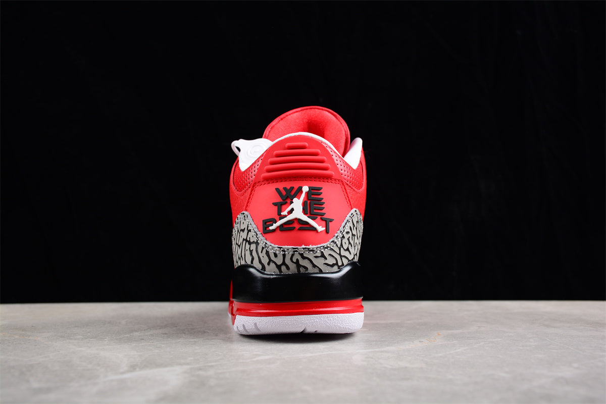 Jordan 3s Red cement custom