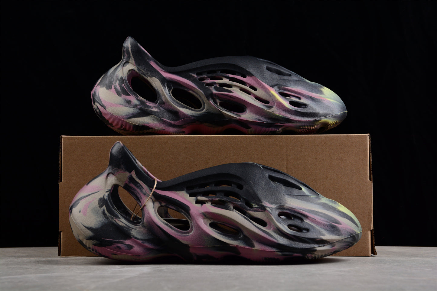 Yeezy foam runners clown