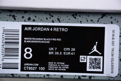 Air Jordan 4 Retro 'White Oreo'