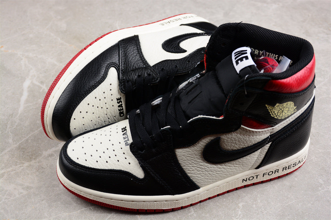 Jordan 1s high white red and black