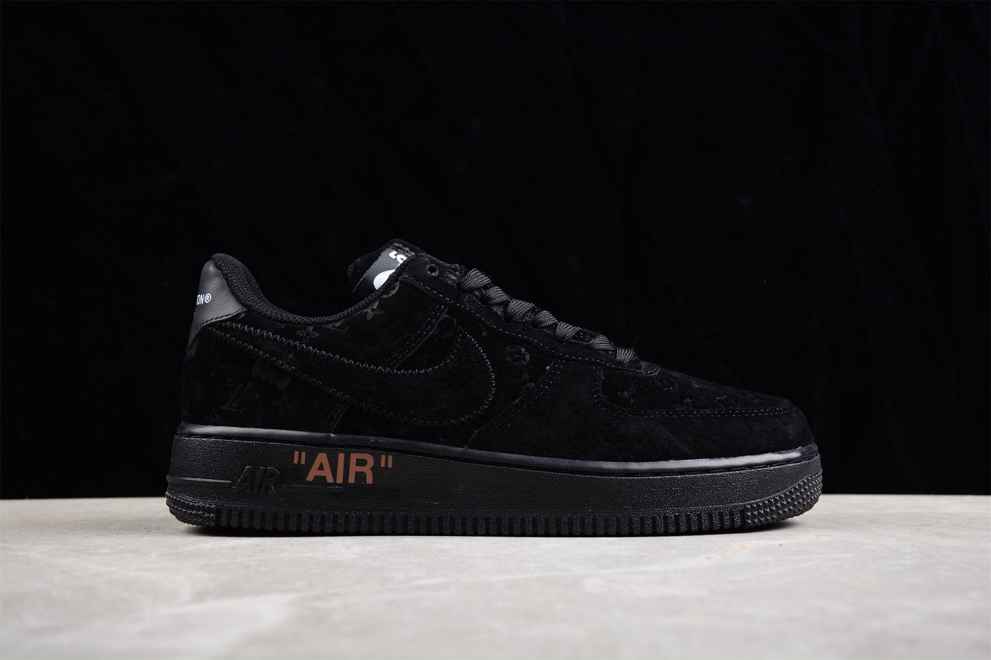 air forces x LV | black custom
