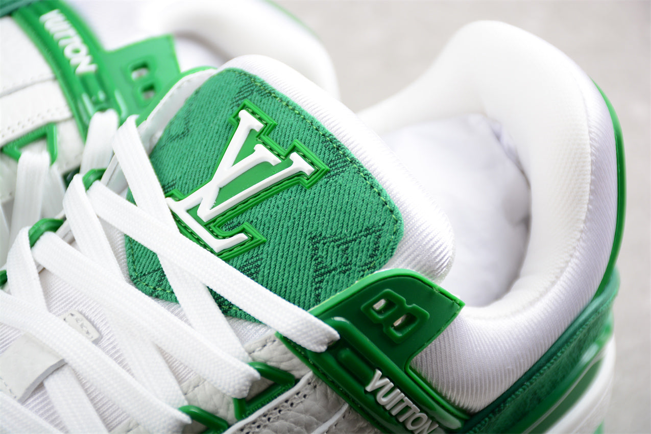 LV Trainers classic white and green