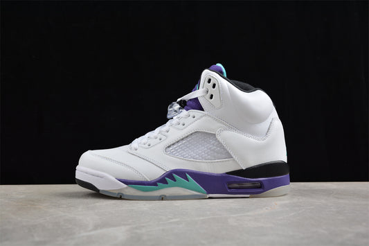 Jordan 5 White purple