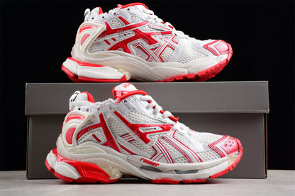 Balenciaga Runner Trainers | White red