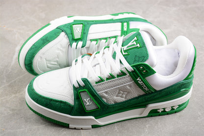 LV Trainers classic white and green
