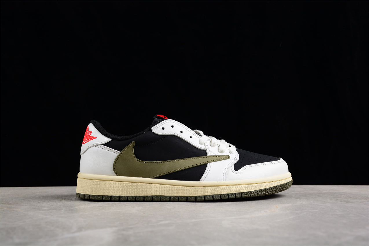 Jordan 1s x travis scott black olive green