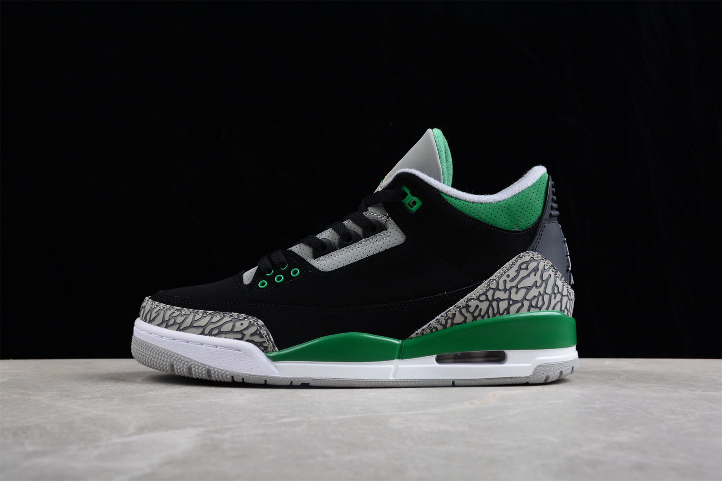 Jordan 3s Black and green