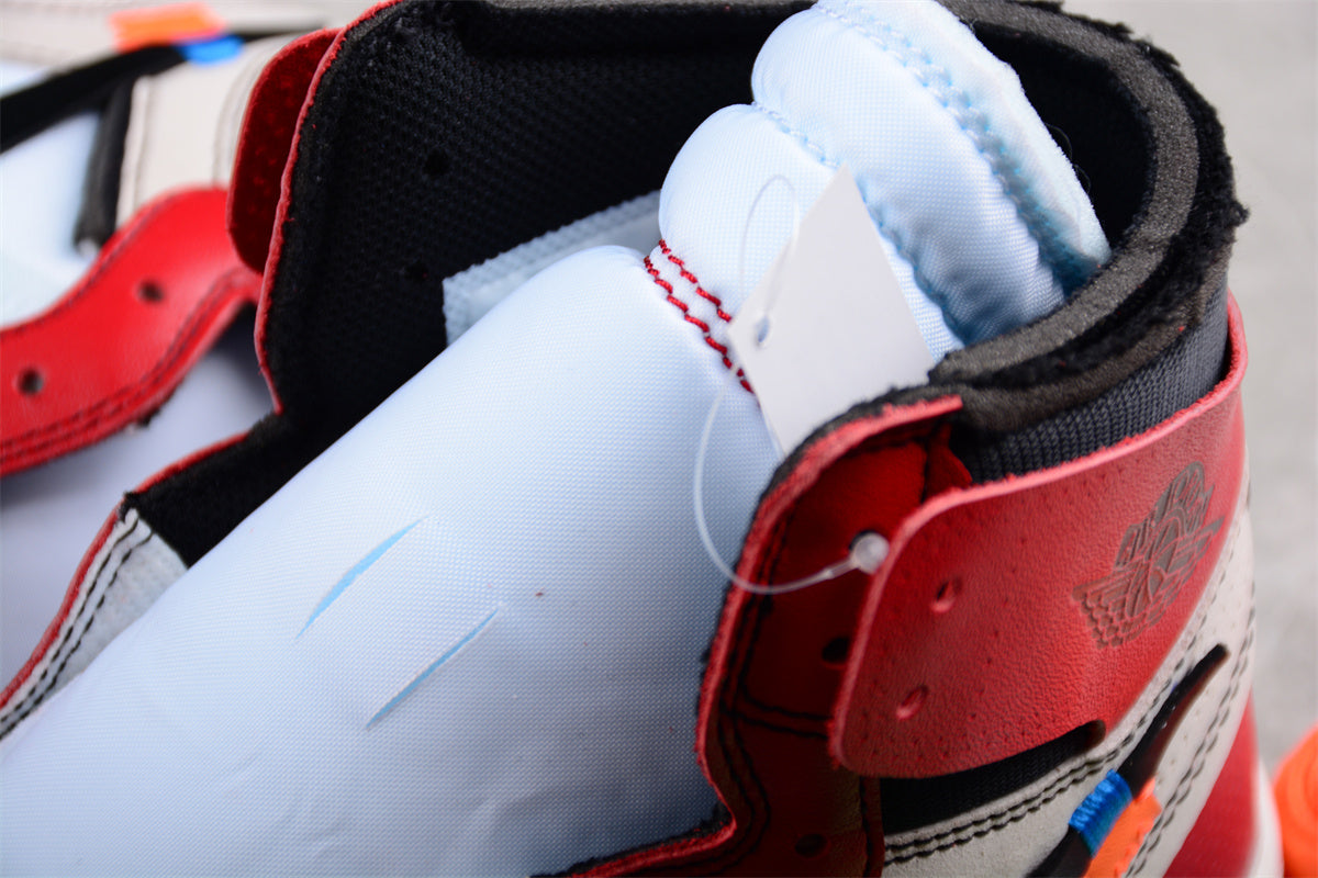 Jordan 1s high x Off-white red
