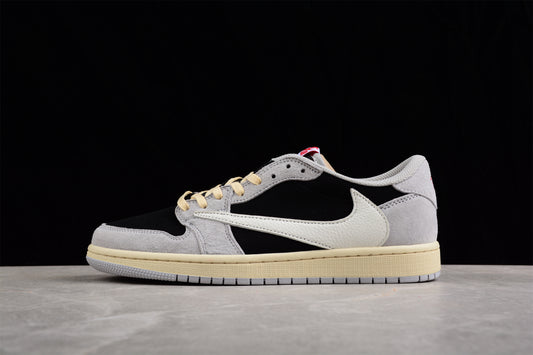 Jordan 1s x travis scott reverse grey mocha custom