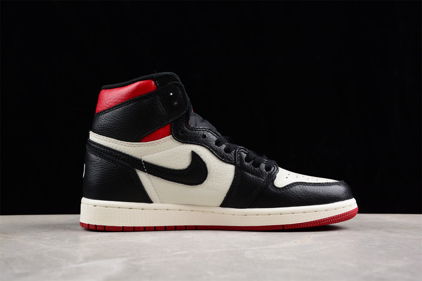 Jordan 1s high white red and black