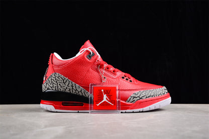 Jordan 3s Red cement custom