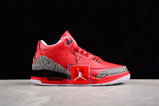 Jordan 3s Red cement custom