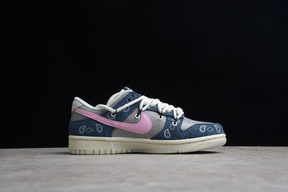 SB Dunks pink flower custom