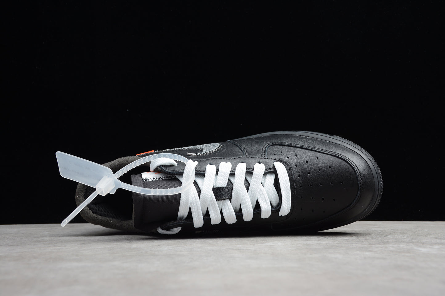 black and white air forces x off-white