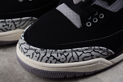 Jordan 3s Black Off noir