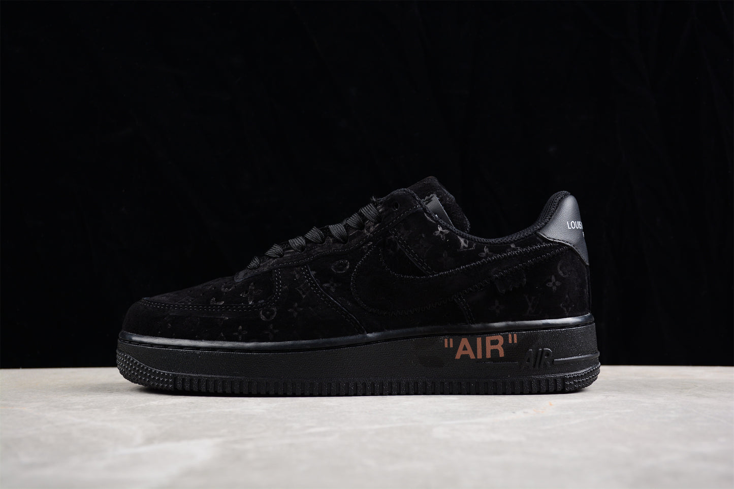 air forces x LV | black custom