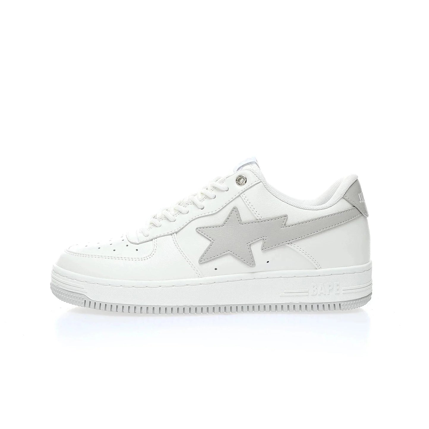 Bape - Leather white and light grey