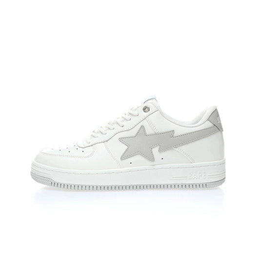 Bape - Leather white and light grey