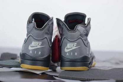 Jordan 5 X Off-White black cicada wings grey
