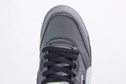 Jordan 5 X Off-White black cicada wings grey