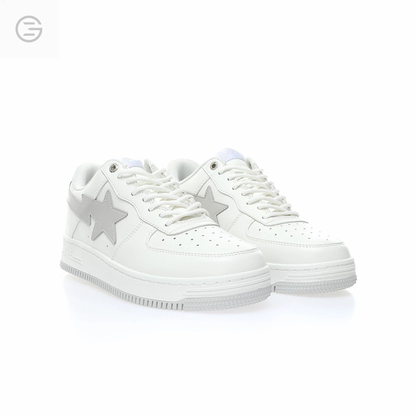 Bape - Leather white and light grey