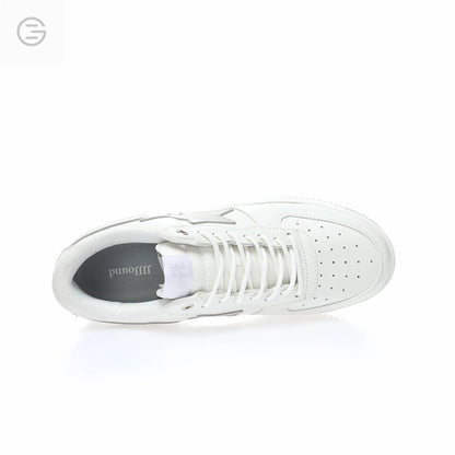 Bape - Leather white and light grey