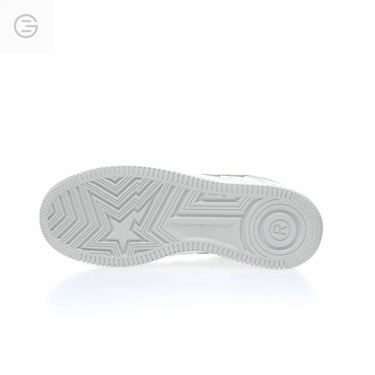Bape - Leather white and light grey