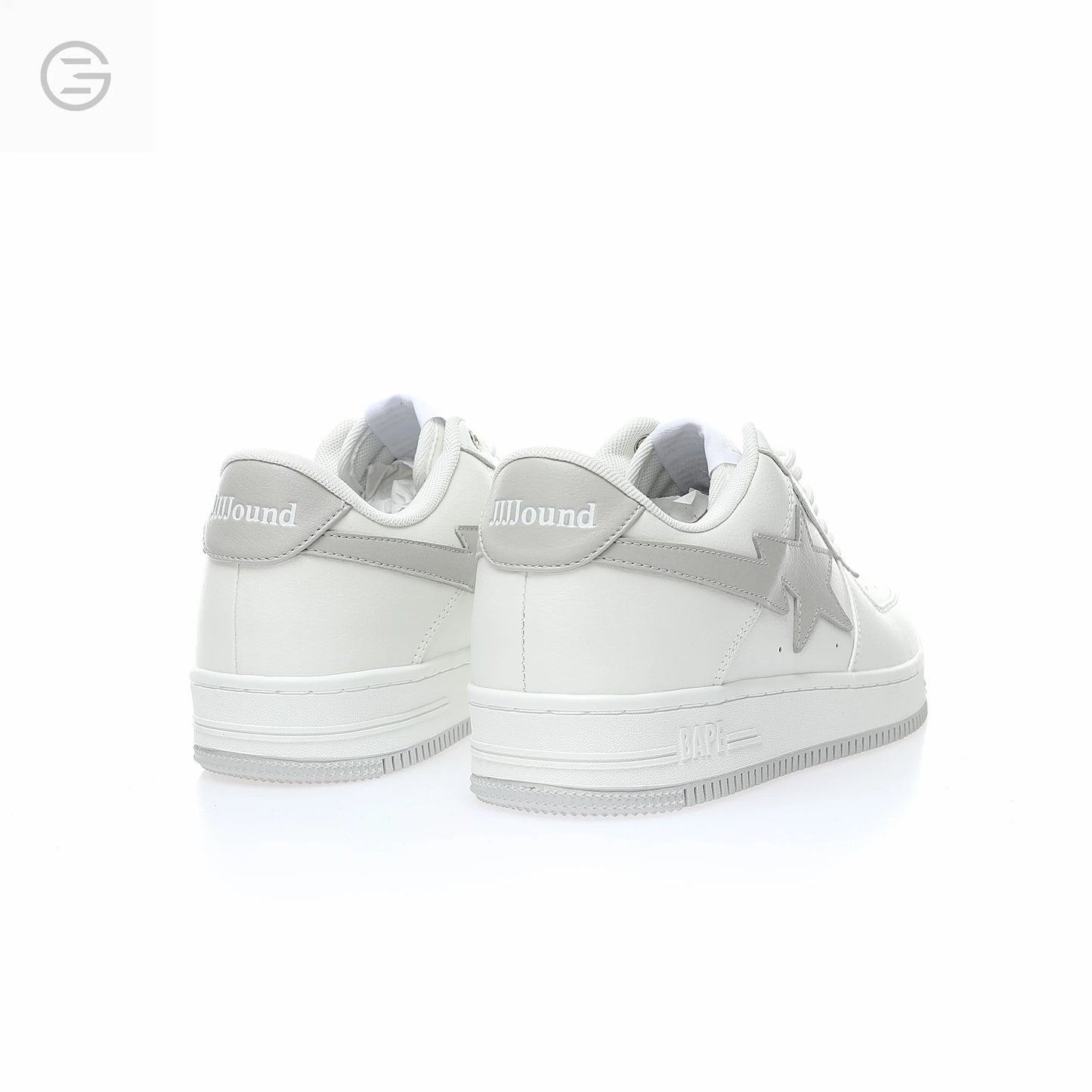 Bape - Leather white and light grey