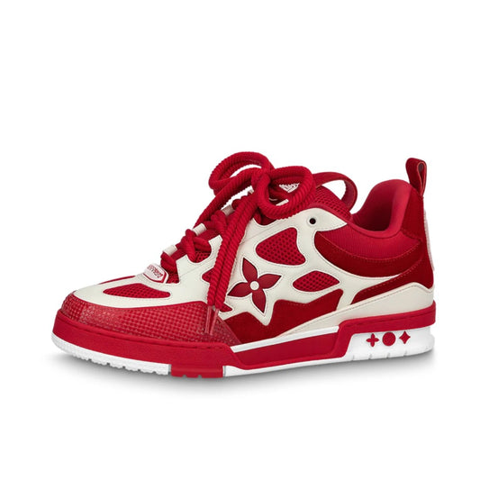 LV Skate highest quality white and red